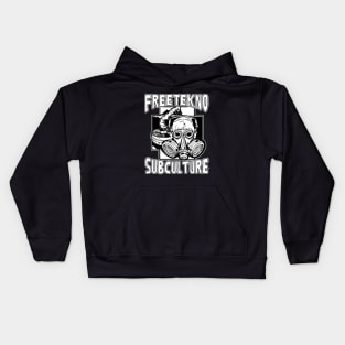 Freetekno Subculture Tekno Rave Kids Hoodie